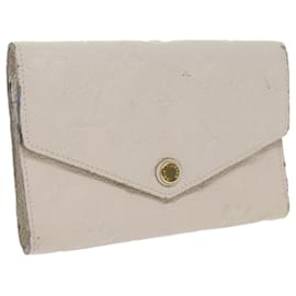 Louis Vuitton-Portafoglio LOUIS VUITTON Monogram Empreinte Portefeuille Curieuse M60540 auth 56126-Bianco