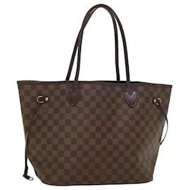 Louis Vuitton-LOUIS VUITTON Damier Ebene Neverfull MM Tote Bag N51105 LV Auth 55380-Other