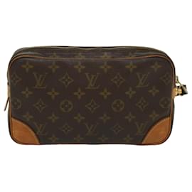 Louis Vuitton-LOUIS VUITTON Monogramm Marly Dragonne GM Clutch Bag M.51825 LV Auth 55883-Monogramm