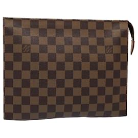 Louis Vuitton-LOUIS VUITTON Damier Ebene Poche Toilette 100 anniversario n47543 auth 56184-Altro