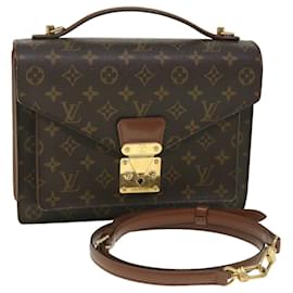 Louis Vuitton-Louis Vuitton Monogram Monceau 28 Hand Bag 2way M51185 LV Auth 55839-Monogram