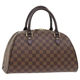 Louis Vuitton-Bolsa de mão LOUIS VUITTON Damier Ebene Rivera MM N41434 LV Auth am5069-Outro