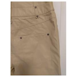 Twin Set-Pants, leggings-Light brown