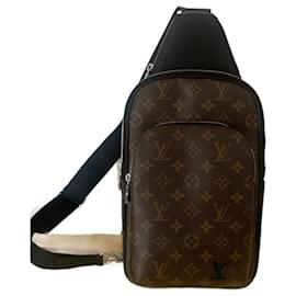 Louis Vuitton-Avenue sling bag brown new-Brown
