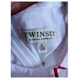 Twin Set-Claudine-White,Red
