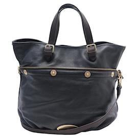Mulberry-NEW MULBERRY MITZY TOTE HH HANDBAG7333S296a100 HAND BAG STRAP-Black