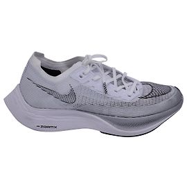 Nike ZoomX Vaporfly em malha prateada Prata Metálico