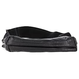 Bottega Veneta-Bottega Veneta Crossbody Bag in Black Leather-Black