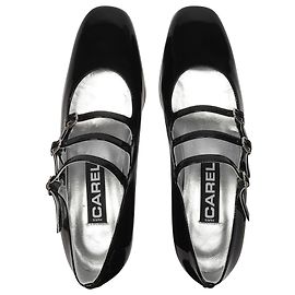 Escarpins Kina - Carel - Noir - Cuir Verni Noir
