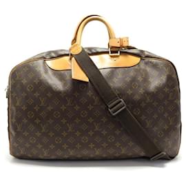 Louis Vuitton-VINTAGE LOUIS VUITTON ALIZE M TRAVEL BAG41391 MONOGRAM BAG CROSSBODY-Brown