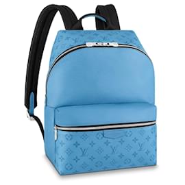 Louis Vuitton-LV Discovery backpack denim taigarama-Blue