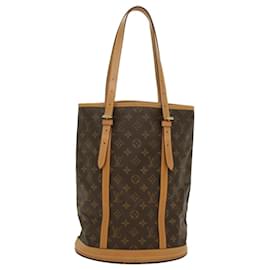 Louis Vuitton-LOUIS VUITTON Monogram Bucket GM Shoulder Bag M42236 LV Auth 55235-Monogram