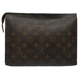 Louis Vuitton-Toilette Poche Monogram Louis Vuitton 26 Pochette M47542 Auth LV 55790-Monogramme