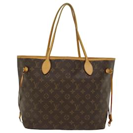 Louis Vuitton-Bolso tote M con monograma Neverfull MM de LOUIS VUITTON40156 LV Auth 55378-Monograma