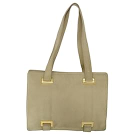 Céline-CELINE Sac Bandoulière Daim Beige Auth bs8698-Beige