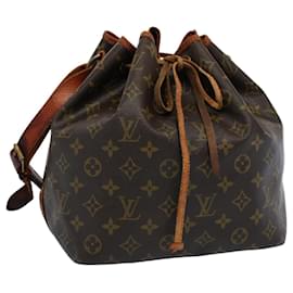 Louis Vuitton-LOUIS VUITTON Monogram Petit Noe Sac à bandoulière M42226 Auth LV 55366-Monogramme