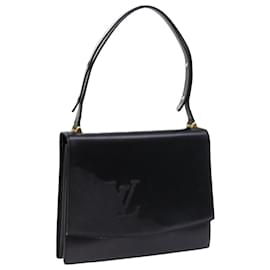 Louis Vuitton-LOUIS VUITTON Opera line Delph Shoulder Bag Leather Black M63932 LV Auth 56152-Black