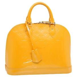 Louis Vuitton-Bolsa de mão LOUIS VUITTON Monograma Vernis Alma PM Jone Passion M91695 Autenticação de LV 55601-Outro