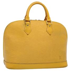 Louis Vuitton-Bolsa de mão LOUIS VUITTON Epi Alma Tassili Yellow M52149 Autenticação de LV 55126-Outro