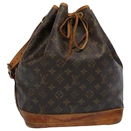 Louis Vuitton-LOUIS VUITTON Monogram Noe Shoulder Bag M42224 LV Auth 55493-Monogram