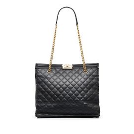 CHANEL Bolsas Clássicas CC Compras Preto