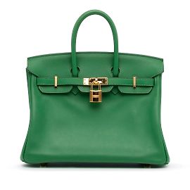 Hermès Borse HERMES Birkin 25 Verde