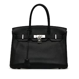 Hermès-HERMES Sacs à main Birkin 30-Noir