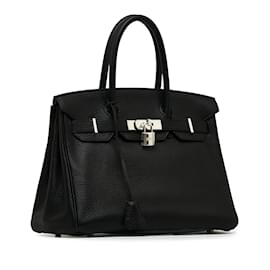 Hermès-HERMES Sacs à main Birkin 30-Noir