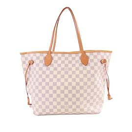 Louis Vuitton-LOUIS VUITTON Handbags Neverfull-White