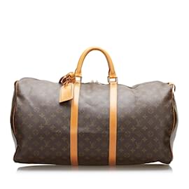 Louis Vuitton-LOUIS VUITTON Travel bags Keepall-Brown