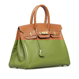 Hermès-HERMES Sacs à main Birkin 35-Marron