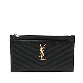 Saint Laurent-SAINT LAURENT Clutch bags-Black