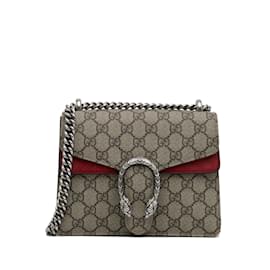 Gucci-GUCCI Handbags Dionysus Chain Wallet-Brown