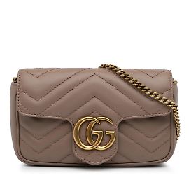 Bolsas GUCCI GG Marmont Marrom