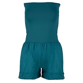Eres-Eres Short Jumpsuit-Turquoise