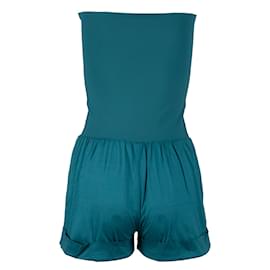 Eres-Eres Short Jumpsuit-Turquoise