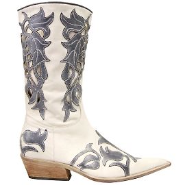 Matthew Williamson Botas texanas blancas William Blanco