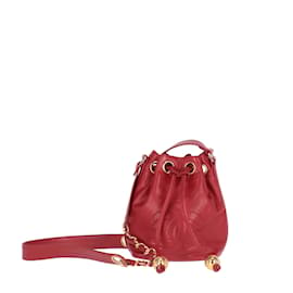 Chanel-Chanel Red Bucket Bag-Red