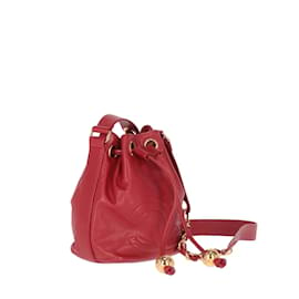 Chanel-Chanel Red Bucket Bag-Red