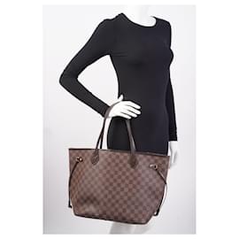 Louis Vuitton-Louis Vuitton Neverfull Damier Ebene Toile Enduite MM-Marron