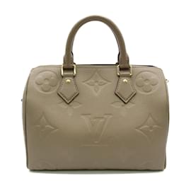 Louis Vuitton-Monogram Empreinte Speedy Bandouliere 25 M59273-Beige