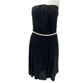 Chanel-CHANEL  Dresses T.fr 40 Viscose-Black