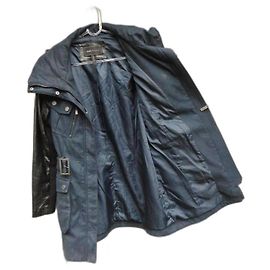 Parka BCBG Max Azria talla 38 Azul marino