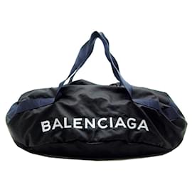 Balenciaga-Balenciaga Borsa da viaggio-Nero,Blu