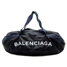 Balenciaga Reisetasche Schwarz Blau
