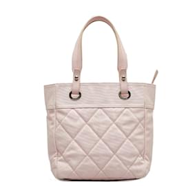 Chanel-Chanel Pink Small Paris-Biarritz Tote-Pink