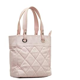 Chanel-Chanel Pink Small Paris-Biarritz Tote-Pink