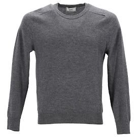 Ami Paris Pullover aus dunkelgrauer Wolle Grau