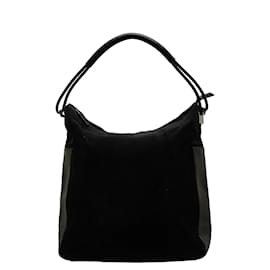 Gucci-Suede Shoulder Bag 001 3770-Black