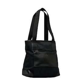 Gucci-Gucci GG Canvas Front Pocket Tote Bag Canvas Tote Bag 019 0402 in Good condition-Black